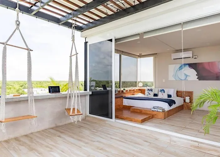 3br Penthouse With Rooftop Pool Near Centro * Tulum